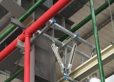 惠水该抗震支架的整体式支吊架结构协调性好